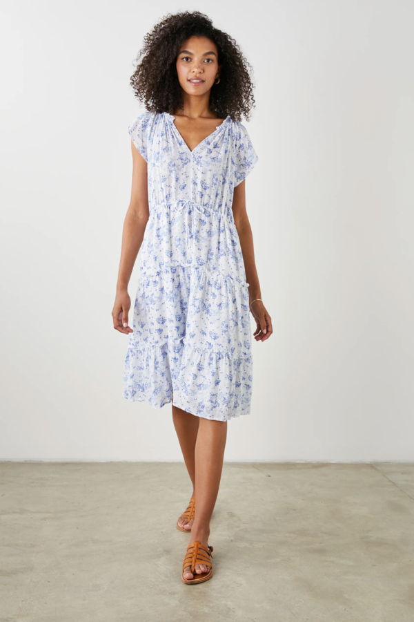 Rails Juni Dress - Blue Blossoms | Garmentory Rails Juni Dress - Blue Blossoms | Garmentory