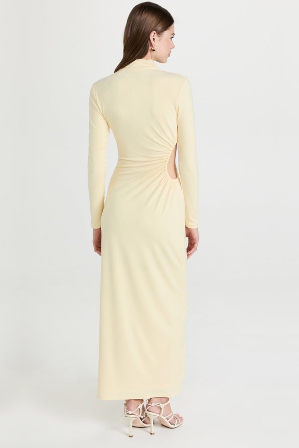 aje women's violette bubble hem maxi dress Rent Aje Violette Bubble Hem Maxi Dress