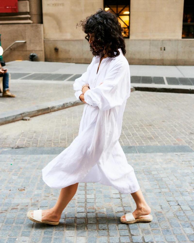 mamene shirt dress MAMENE Florence Shirt Dress - White