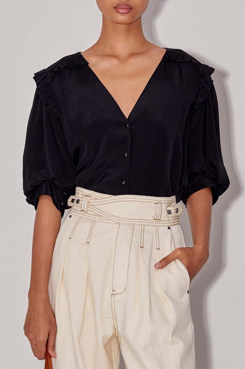 Magali Pascal Adrienne Jeans in Ecru Magali Pascal Adrienne Jeans in Ecru