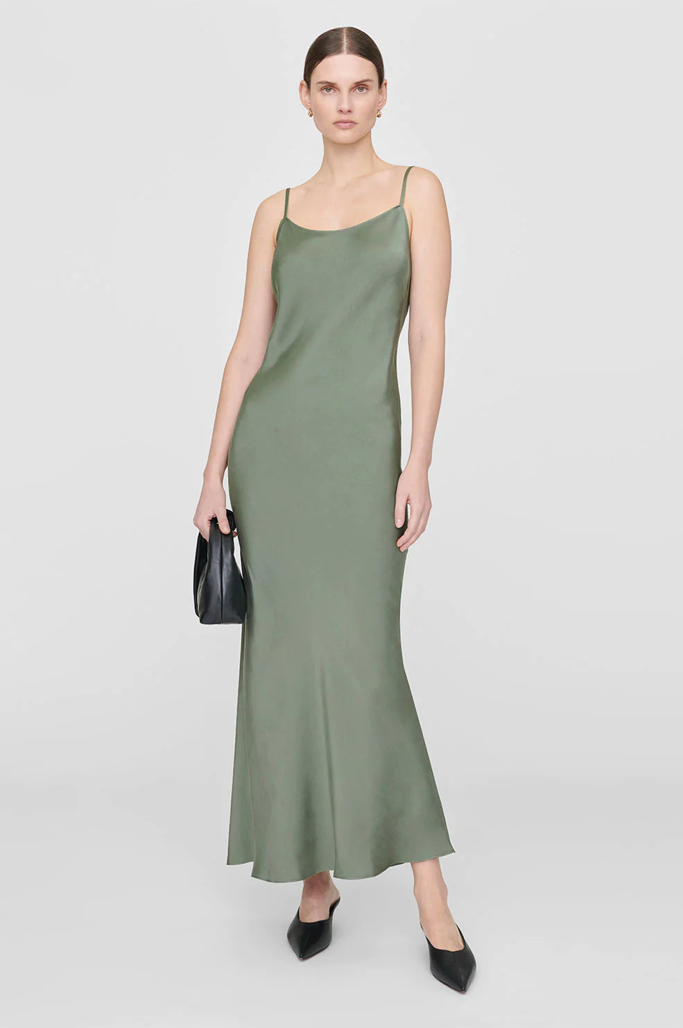 ANINE BING Chloe Dress - Artichoke - Green - M ANINE BING Chloe Dress - Artichoke - Green - M