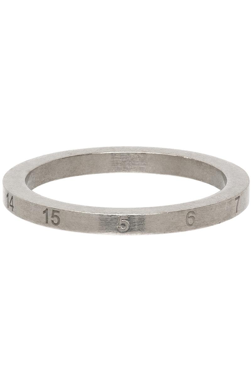 【Maison Margiela】 Numerical Silver Ring Silver maison margiela Numerical Ring Size 7.5 Sterling silver 3mm