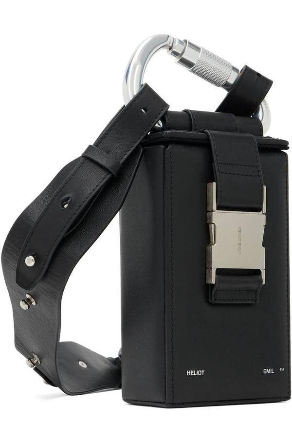 バッグ HELIOT EMIL Leather Carabiner PhoneSling HELIOT EMIL Leather Carabiner Phone Sling black | eBay