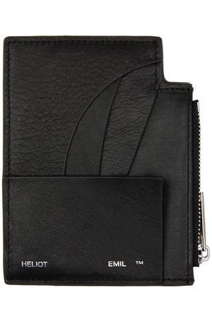 Heliot Emil Leather Wallet - Black | Garmentory