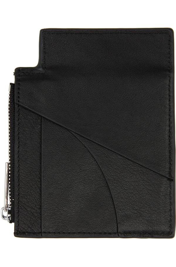 Heliot Emil Leather Wallet - Black | Garmentory