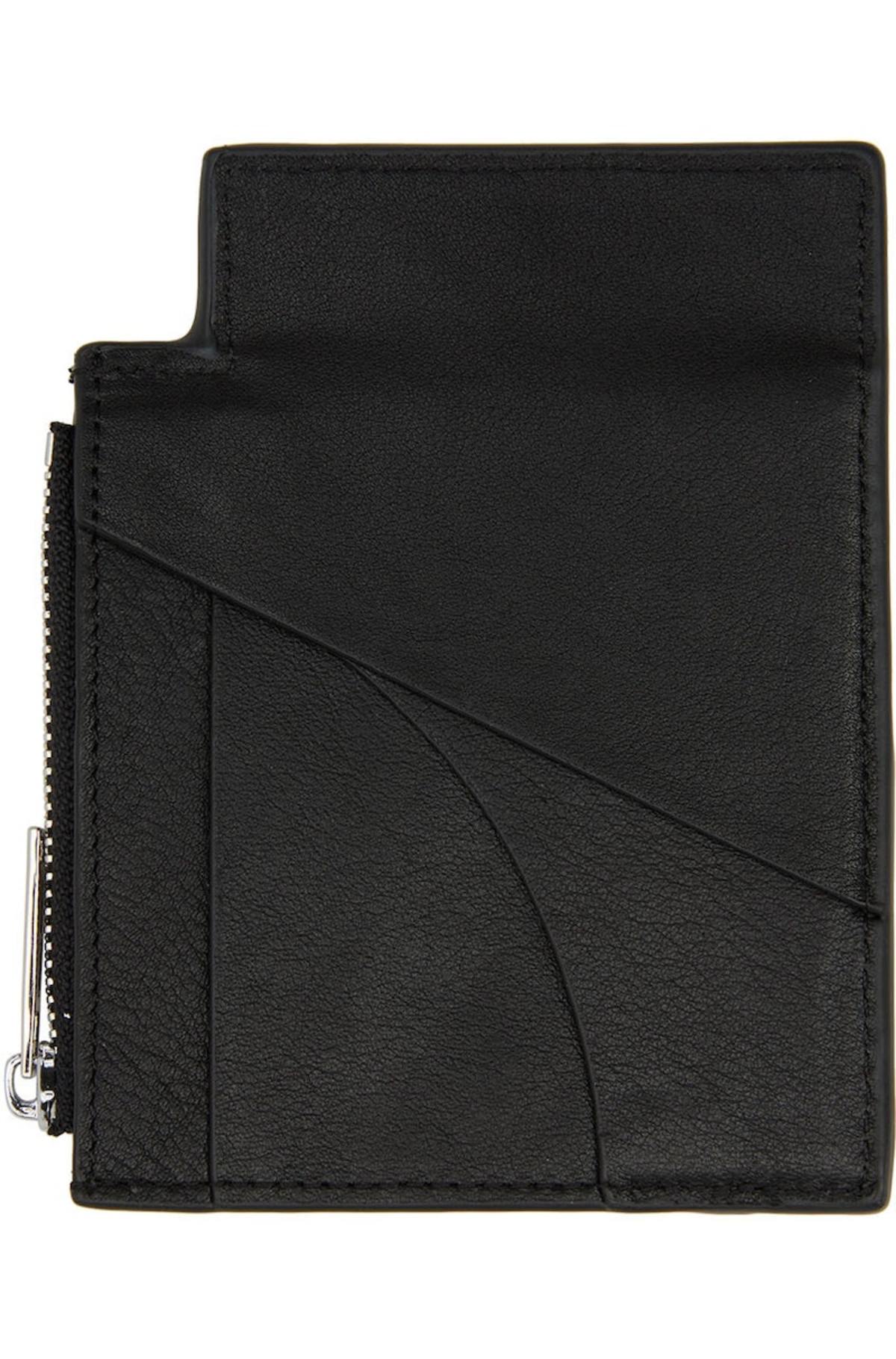 Heliot Emil Leather Wallet - Black | Garmentory