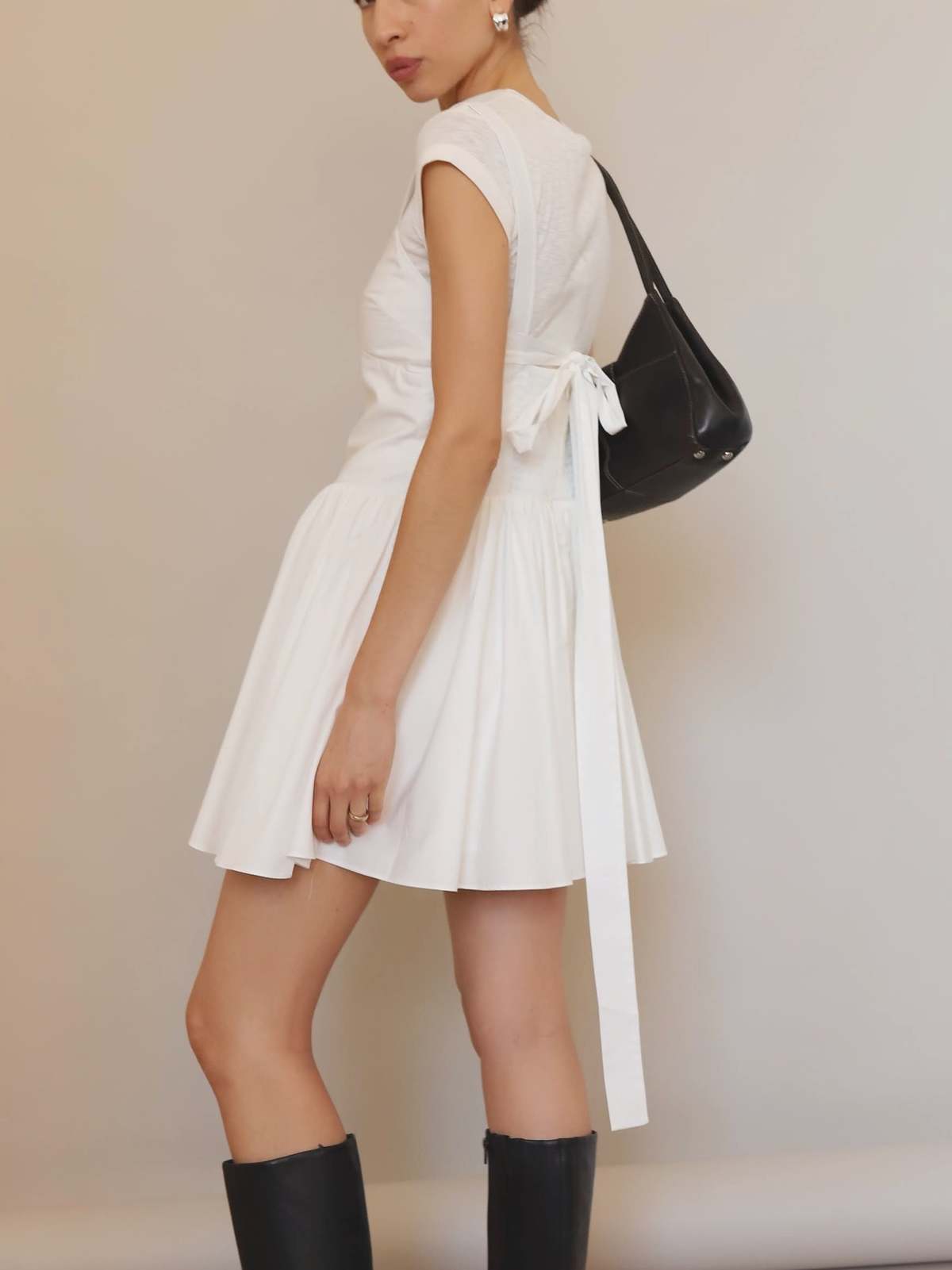 Sophie Rue Drop Waist Mini Dress - White | Garmentory Sophie Rue Drop Waist Mini Dress - White | Garmentory