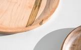Mod Tribe Design Ambrosia Maple and Walnut Plate Set - Thumbnail 4