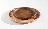 Mod Tribe Design Ambrosia Maple and Walnut Plate Set - Thumbnail 6