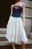 Sandy Liang Calico Skirt - White - Thumbnail 1