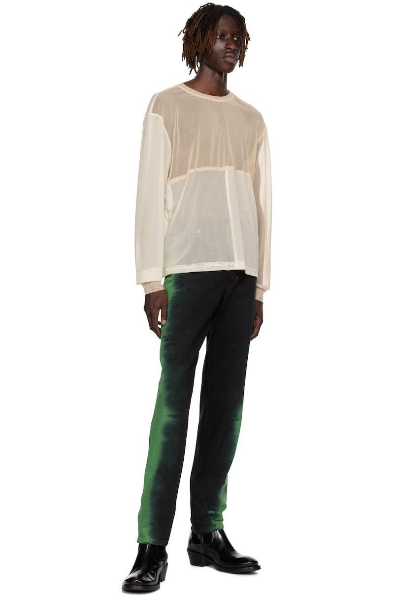 通販生活 ファッション Eckhaus Latta Beige - T-Shirt Sleeve Long Exclusive SSENSE トップス