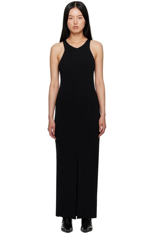 Nanushka Elia Midi Dress - Black | Garmentory