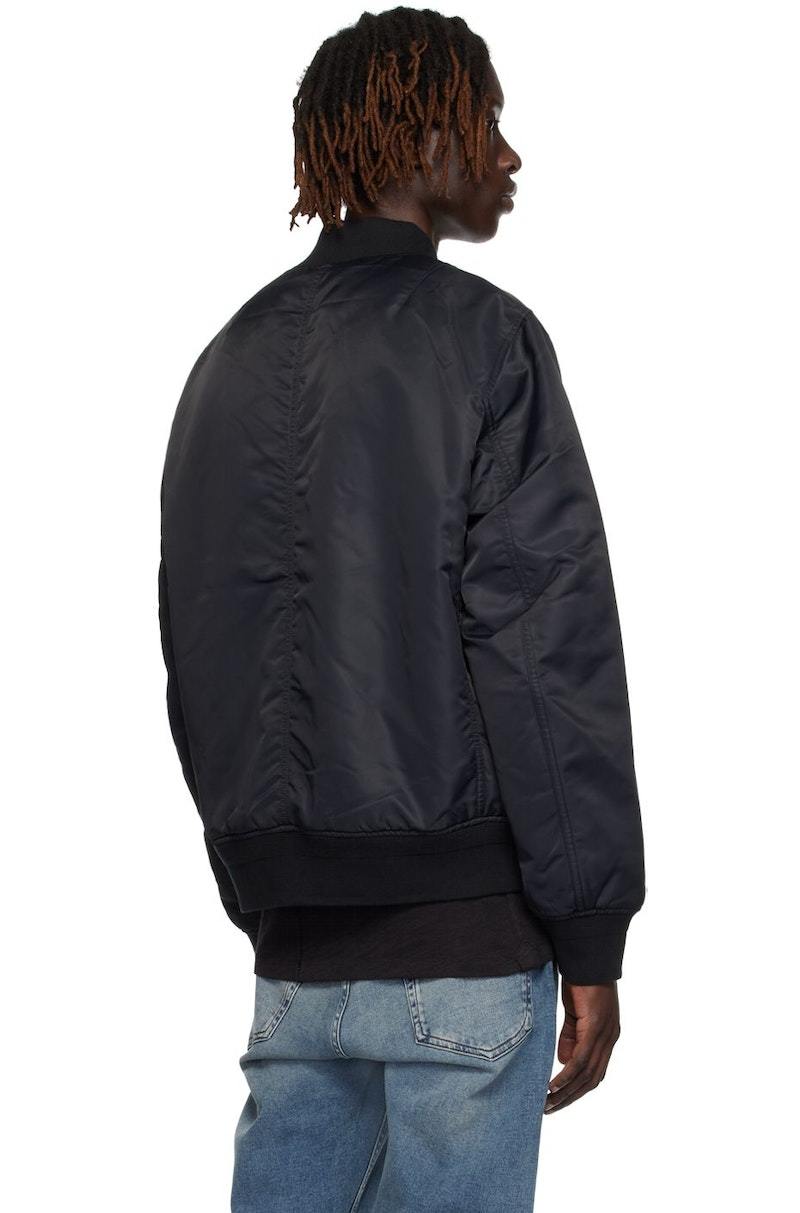 Rag Bone Lunar Year Manston Reversible Bomber Jacket Black