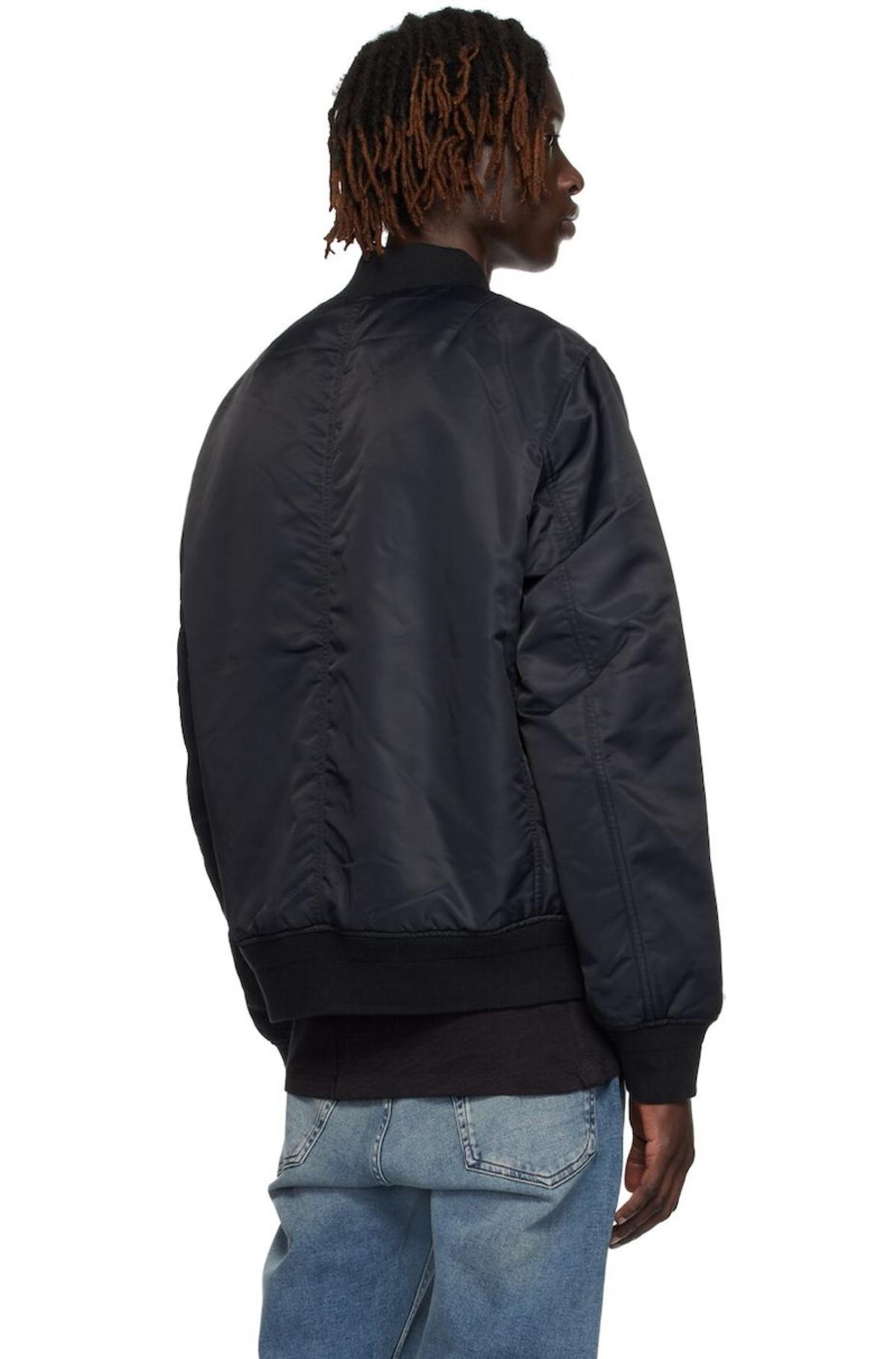 Rag Bone Lunar Year Manston Reversible Bomber Jacket Black - Main Image