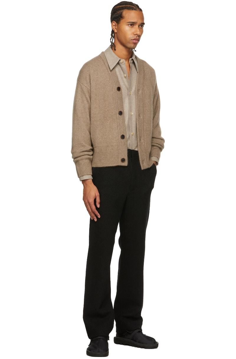 AURALEE Wool Flannel Shirt - Beige | Garmentory AURALEE Wool Flannel Shirt - Beige | Garmentory