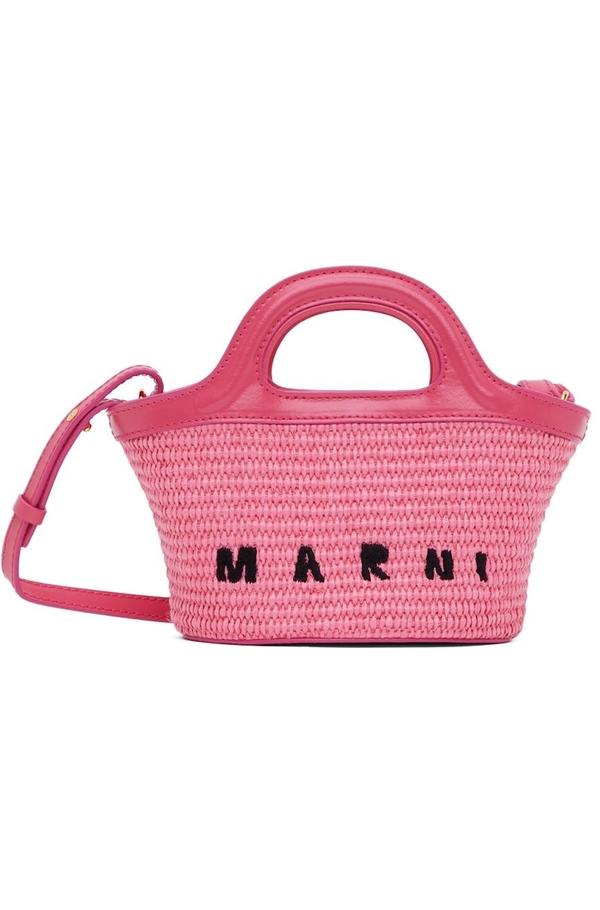 Kids Marni Micro Tropicalia Tote - Pink | Garmentory