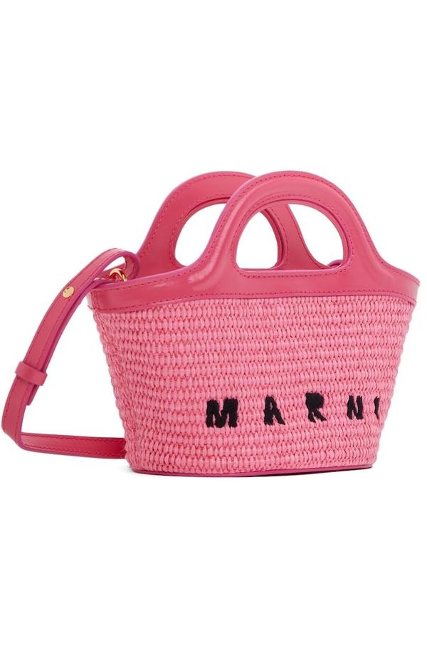 Kids Marni Micro Tropicalia Tote - Pink | Garmentory