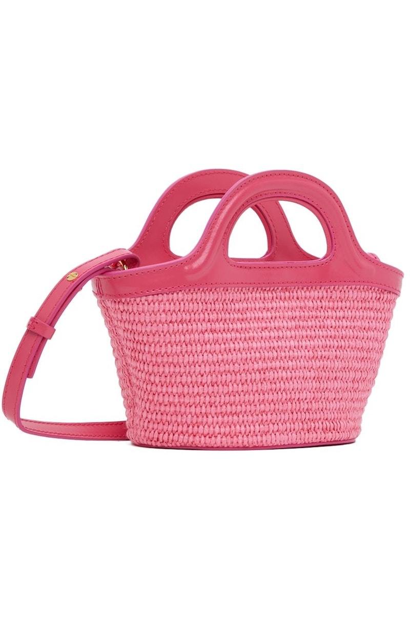 Kids Marni Micro Tropicalia Tote - Pink | Garmentory