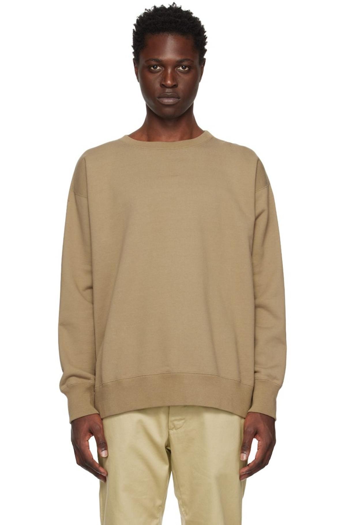Nanamica Crewneck Sweatshirt - Taupe | Garmentory