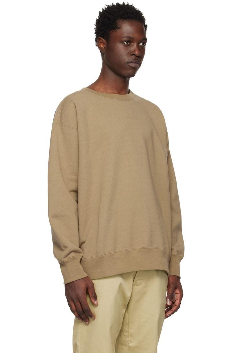 Nanamica Crewneck Sweatshirt - Taupe | Garmentory