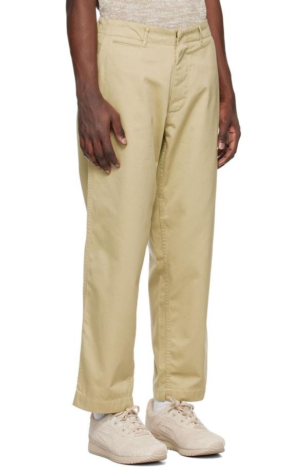 nanamica wide chino pants W30 ベージュ Nanamica Wide Chino Trousers - Beige | Garmentory