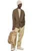 Nanamica Wide Chino Trousers - Beige  - Thumbnail 1