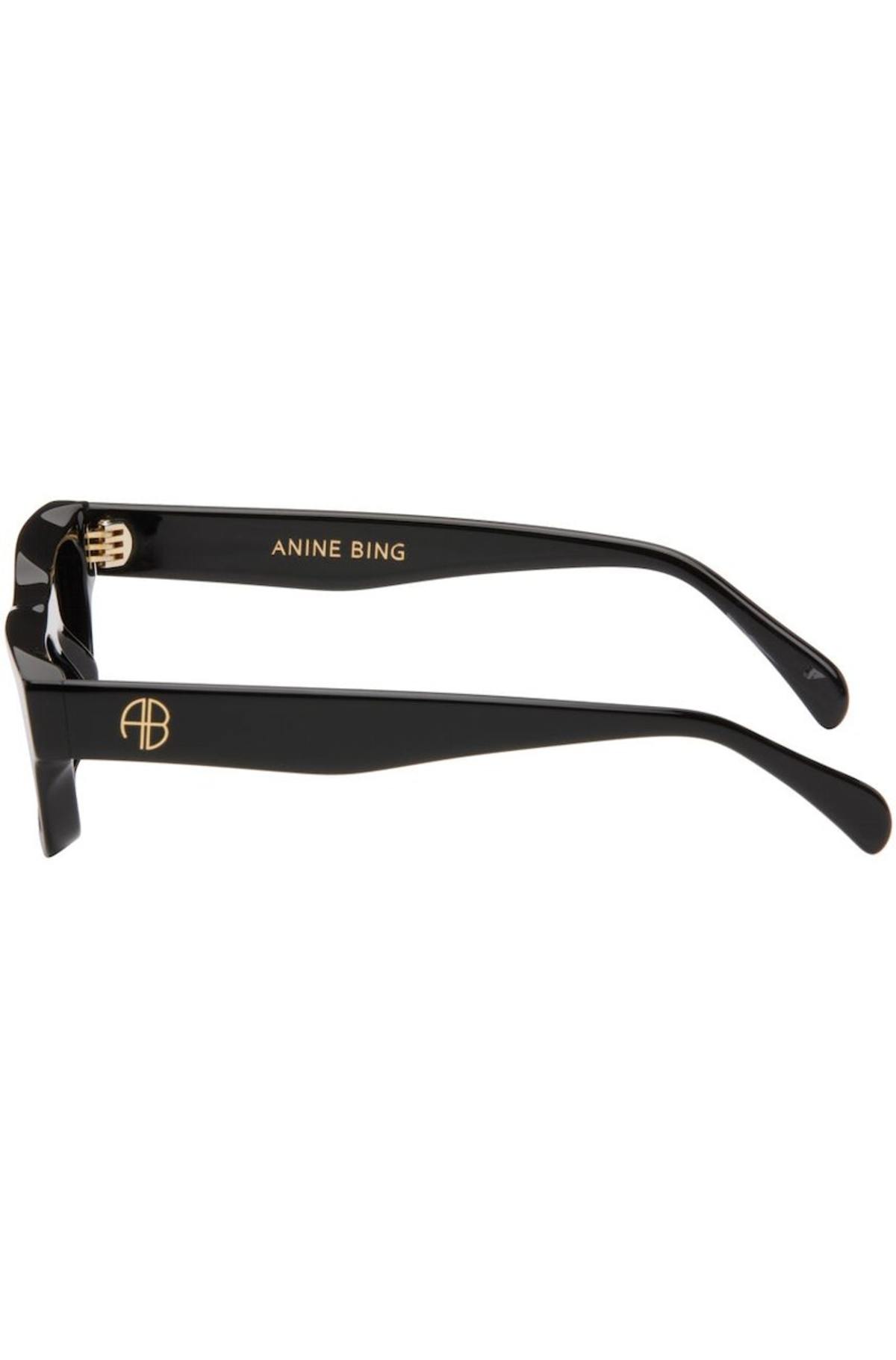 Anine Bing Berlin Black Sunglasses Sunglasses Anine Bing Black in Plastic - 42710121 main image 2