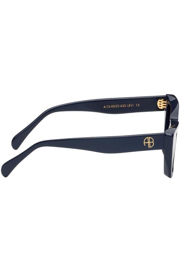 Anine Bing Levi Sunglasses - Navy | Garmentory display picture 3