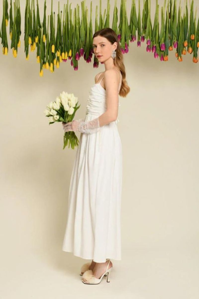 Sister Jane Arabella Bead Cami Dress - Pearled Ivory