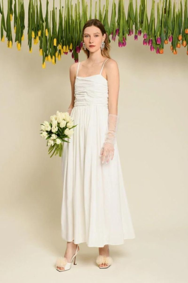 Sister Jane Arabella Bead Cami Dress - Pearled Ivory