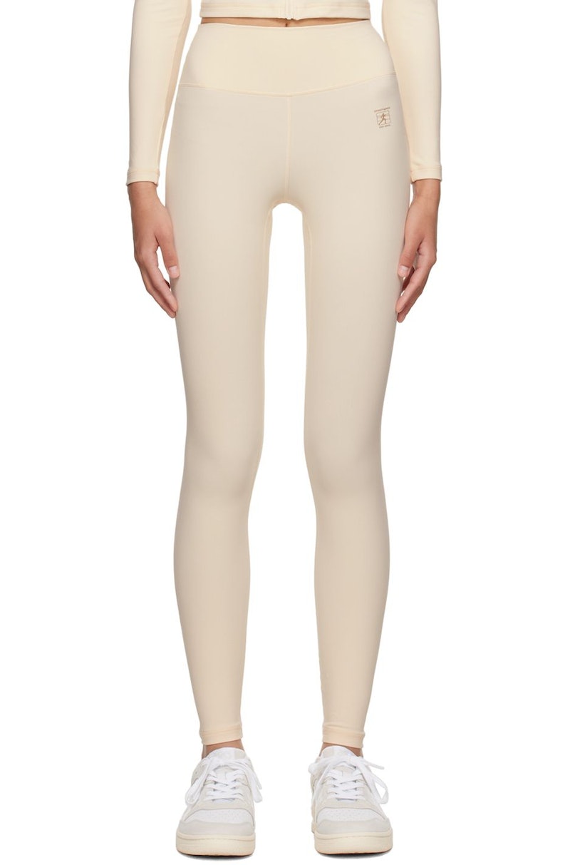 Sporty Rich Runner Leggings - Beige | Garmentory