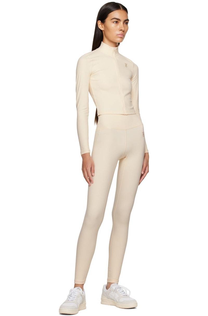 【SPORTY & RICH】 Runner legging SR Runner Legging - Elephant/White – Sporty & Rich