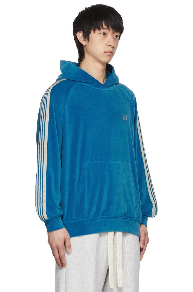 NEEDLES × GENERATIONS Track Hoodie NEEDLES Track Hoodie - Blue | Garmentory