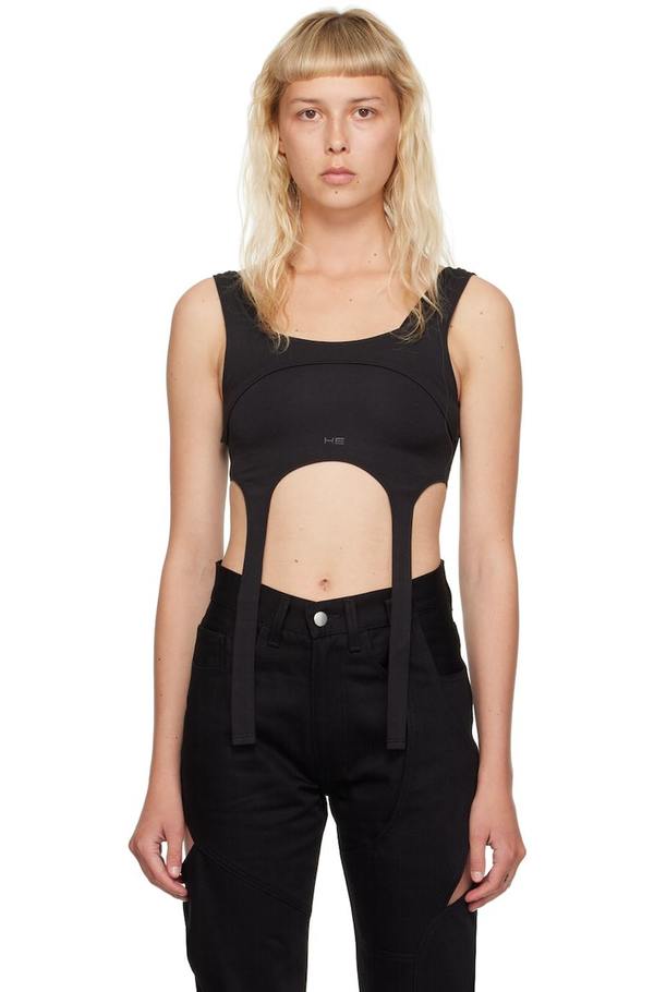 HELIOT EMIL Harness Tank Top - Black | Garmentory
