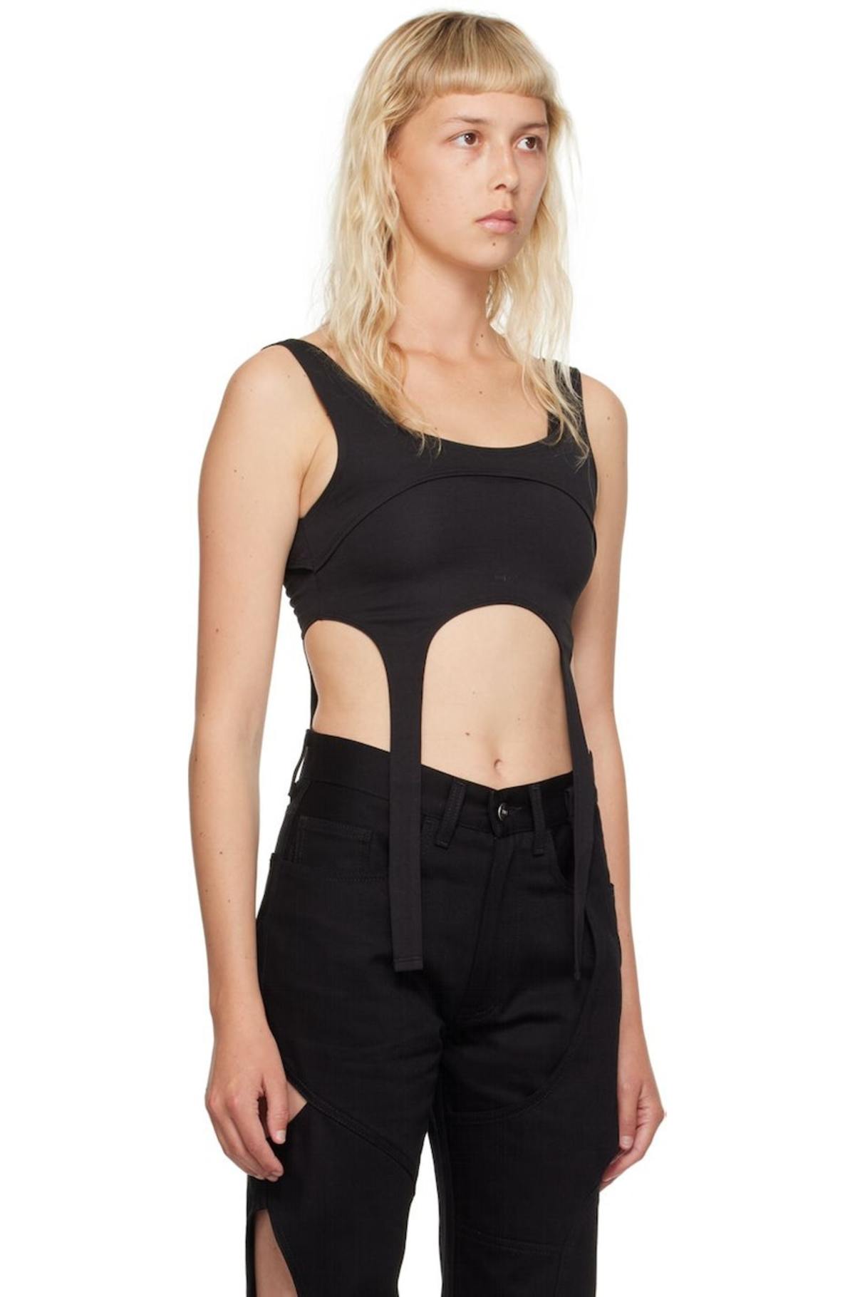 Heliot Emil White Deconstructed Tank Top - Fabric of Society