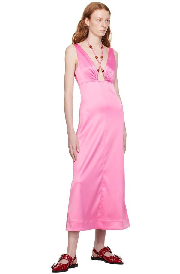 halter cutout maxi dress Yakira Halter Cut Out Maxi Dress | Black | Womens main image 1