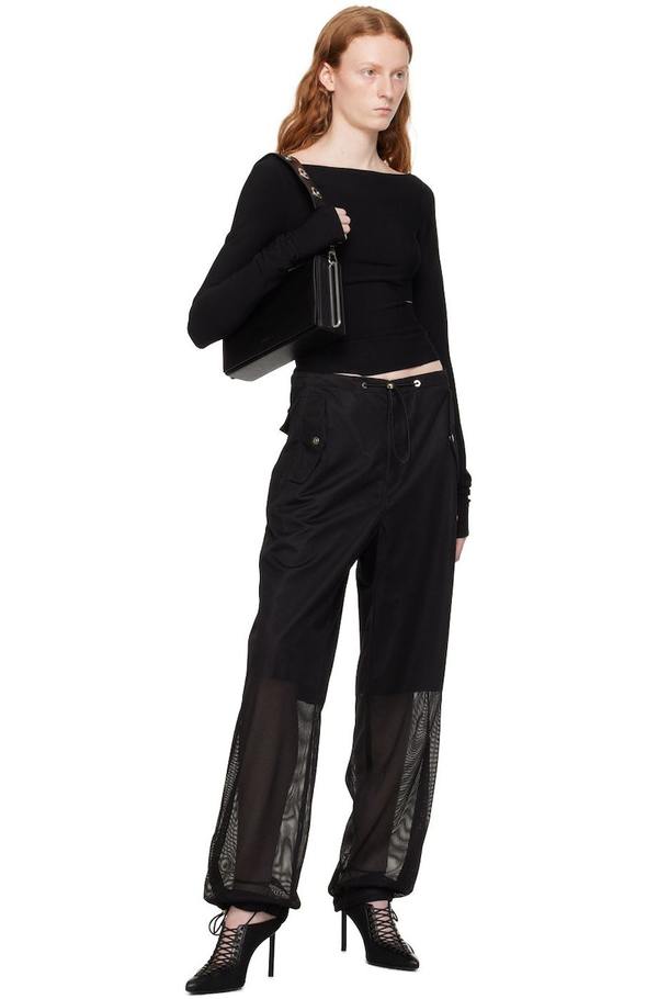 Dion Lee Grid Trousers - Black | Garmentory