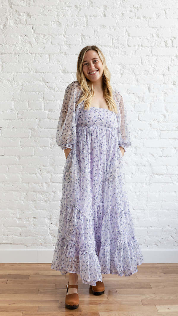 a line dress maxi A-Line Maxi Tulle Plus Size Prom Dress COCOMELODY CS1060