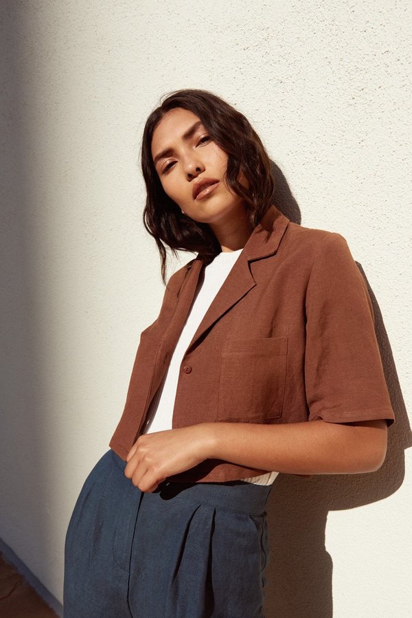 First Rite Clothing Crop Blouse | Garmentory