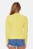 Blue&Cream Amber Cable V Neck Sweater - Bright Yellow - Thumbnail 3
