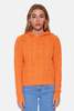 Blue&Cream Clay Cable Hoodie - Bright Orange - Thumbnail 1
