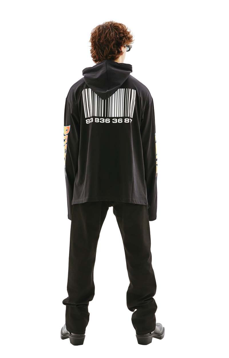 VTMNTS Back To The Future Hoodie - Black | Garmentory