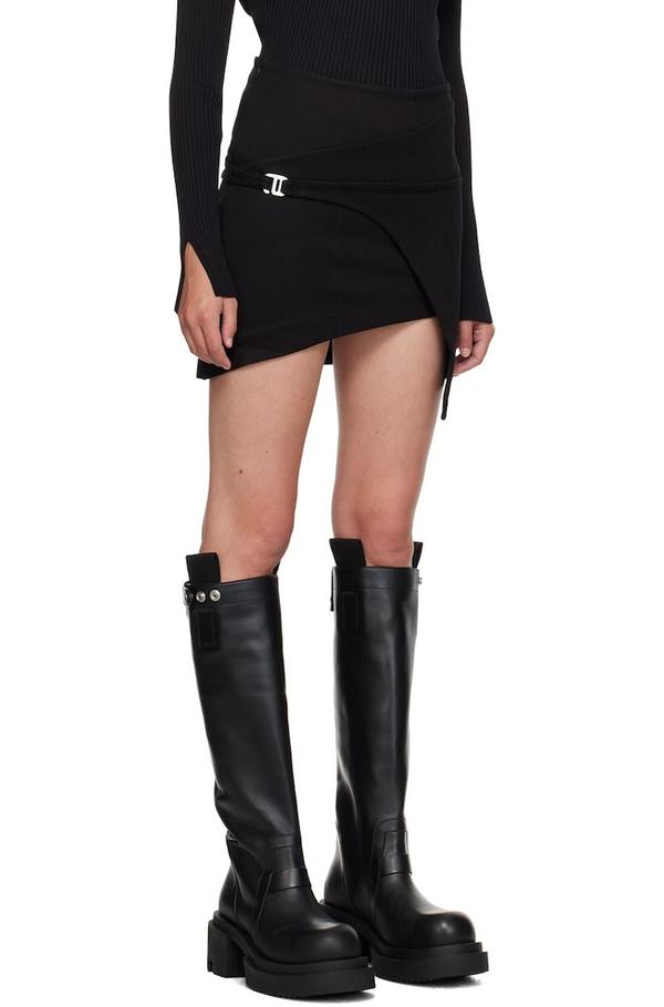 Heliot Emil Concordant Miniskirt - Black | Garmentory