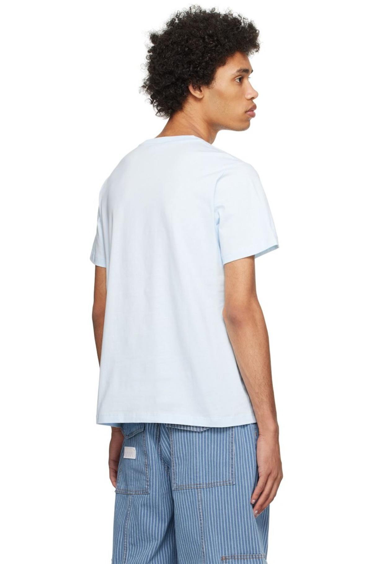 GANNI Flower T-Shirt - Blue | Garmentory