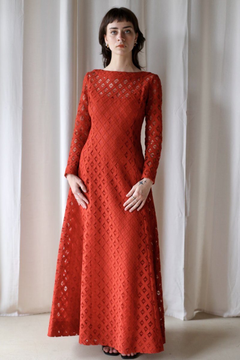 dark lace dress Black Mock Neck Lace Dress main image 1