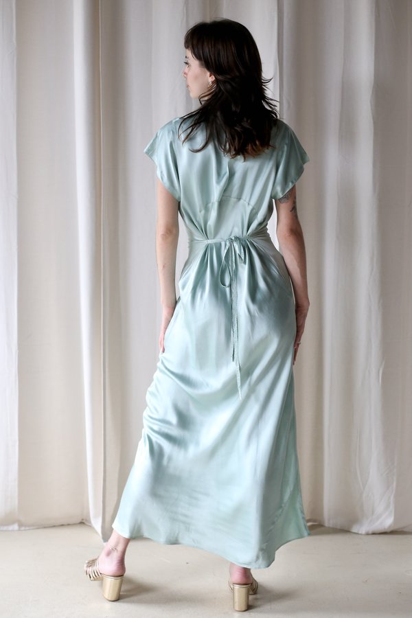 blue and gold dress murder Grace of Monaco Remake Dreamy Blue Dress Short style: 115 cm/ 45 inches / XL I Retro Fairy