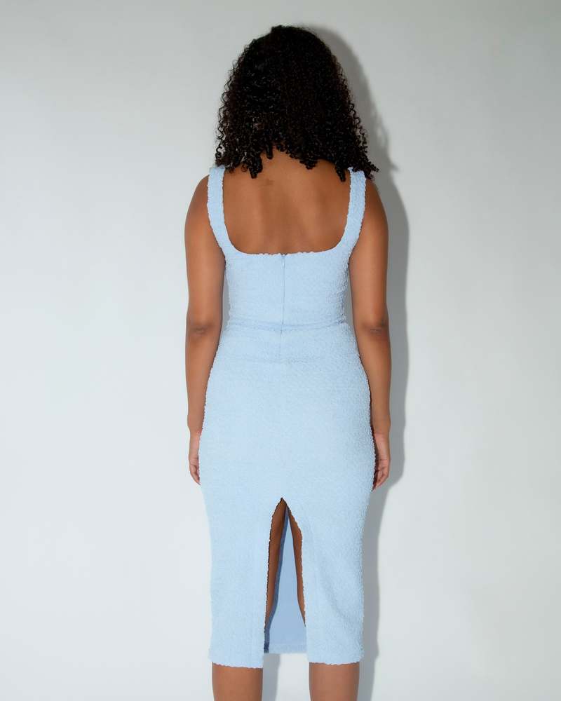 astr the label light blue dress Wisnia Eyelet Embroidered Dress main image 0