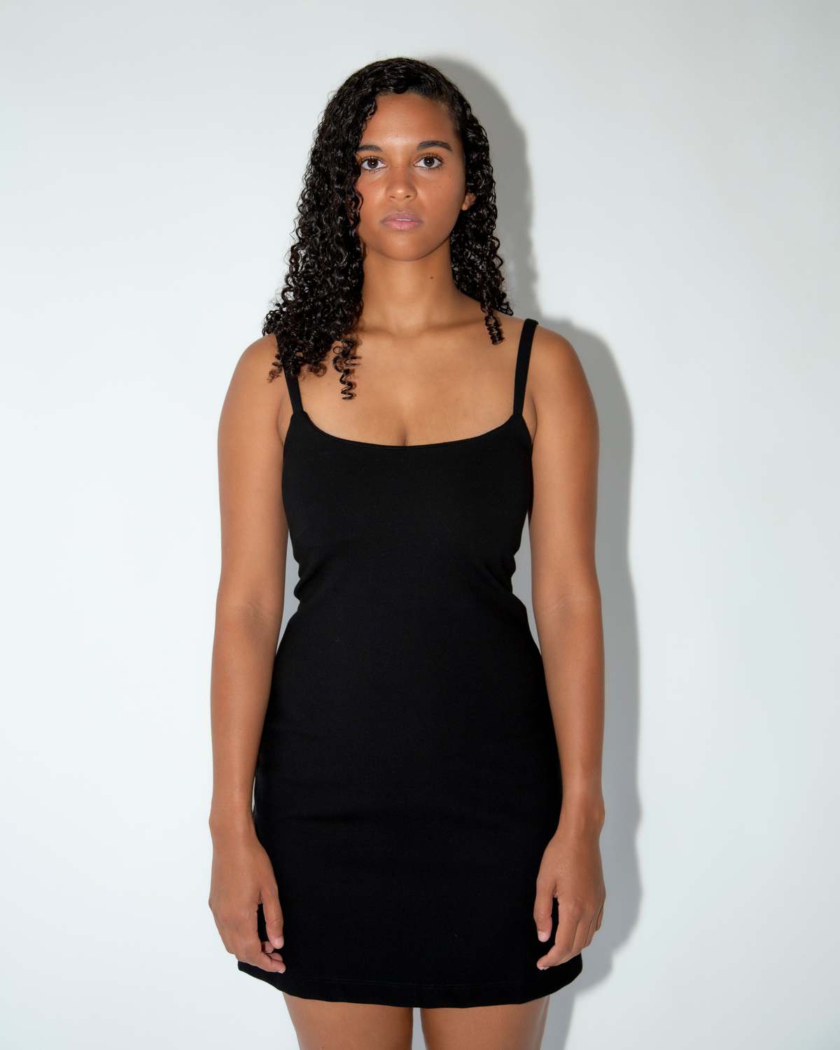champagne vinegar dressing Midi Tank Dress Plus / Black