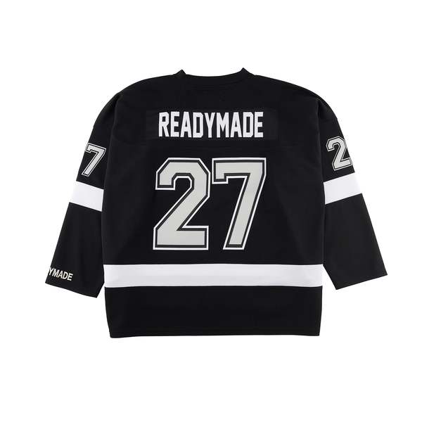 Readymade Game Smile Hockey Jersey Shirt - Black | Garmentory