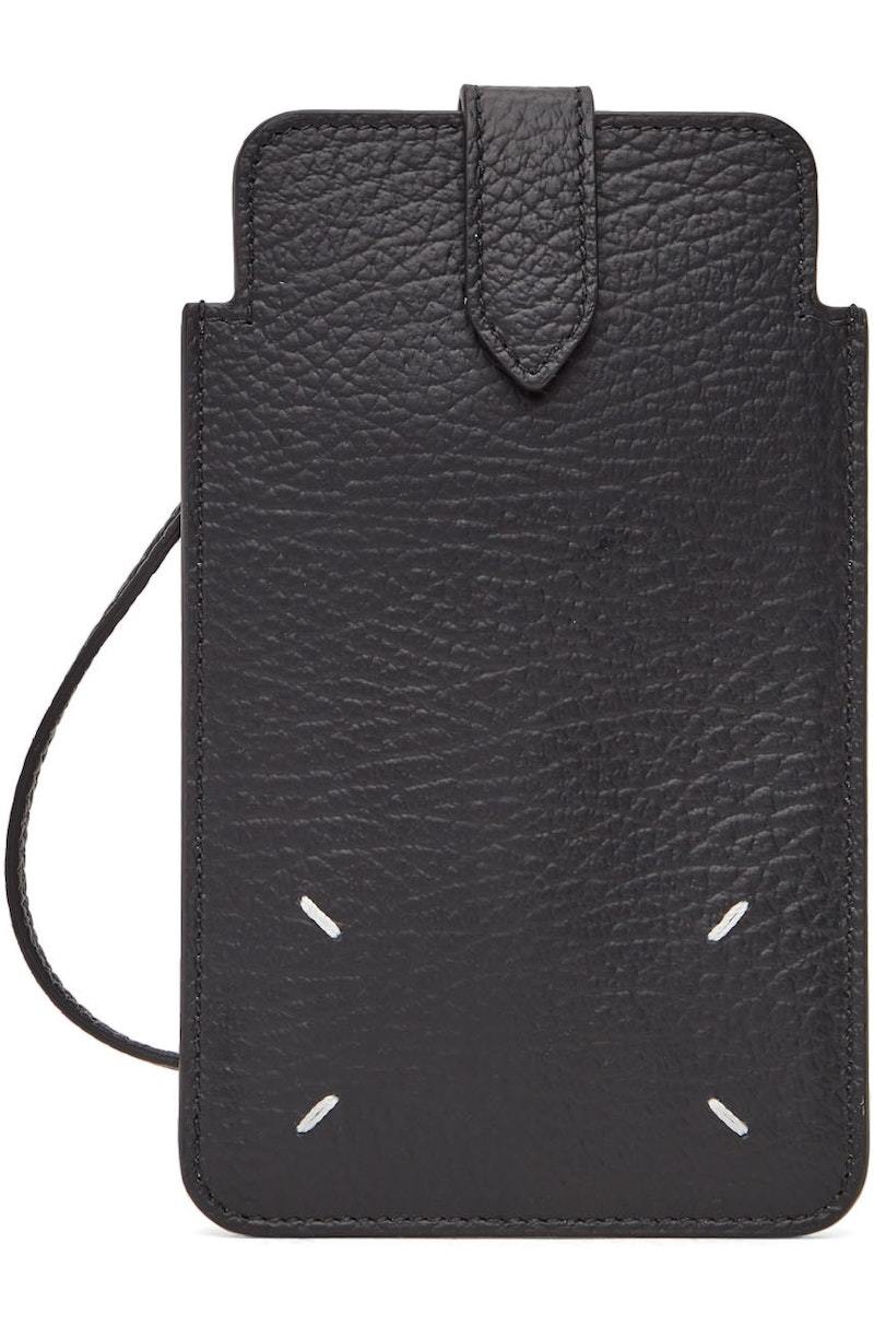 Maison Margiela Four Stitch Phone Case - Black | Garmentory